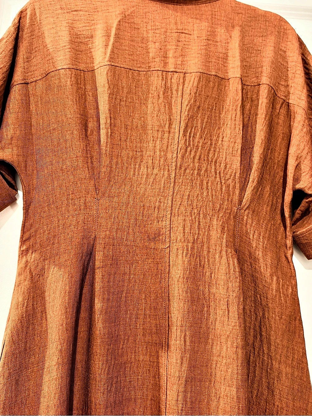 Max Studio Button-Front Maxi Dress in Brown Size Medium worn once and not out of - Picture 2 of 7